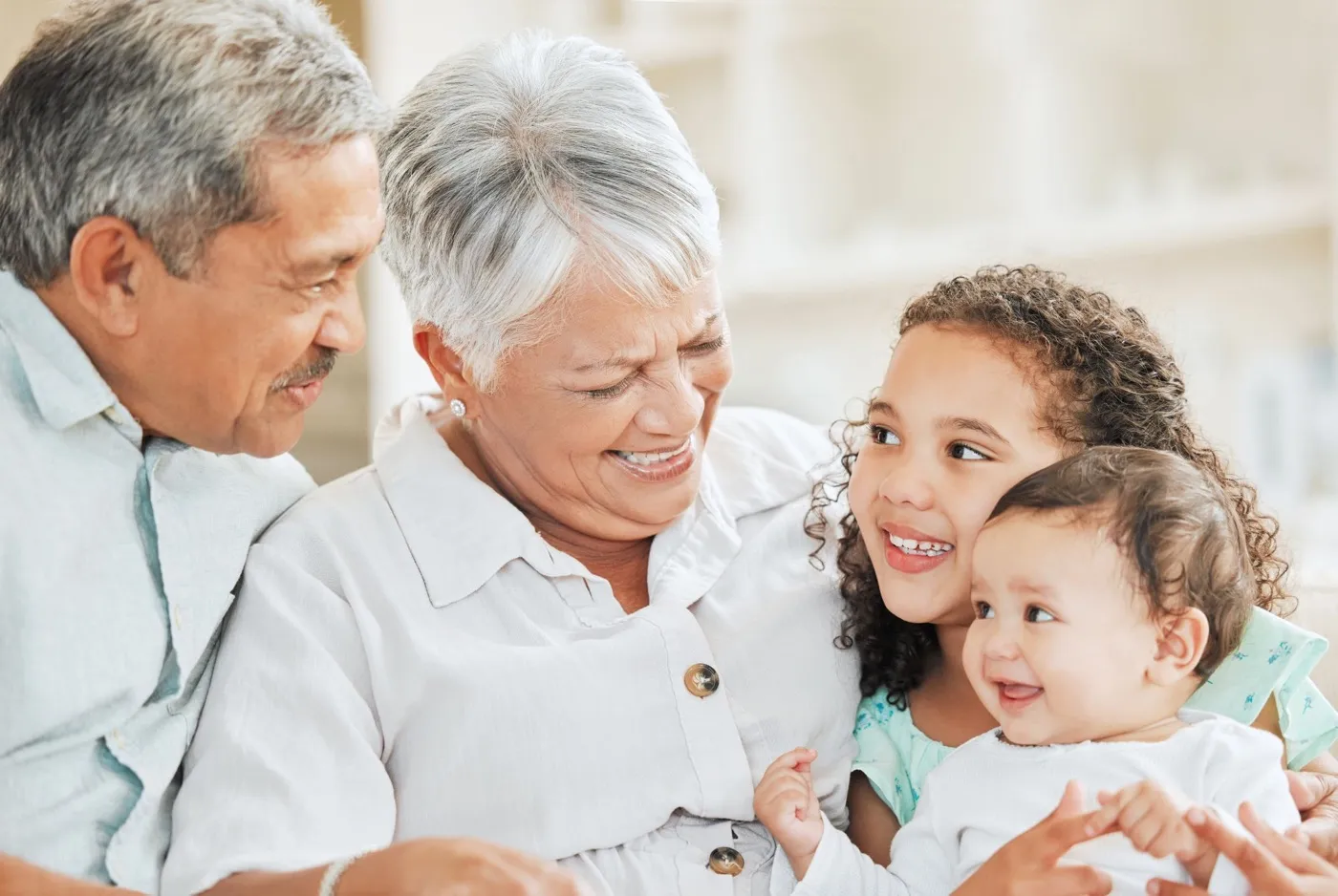 grandparents with grandchildren
